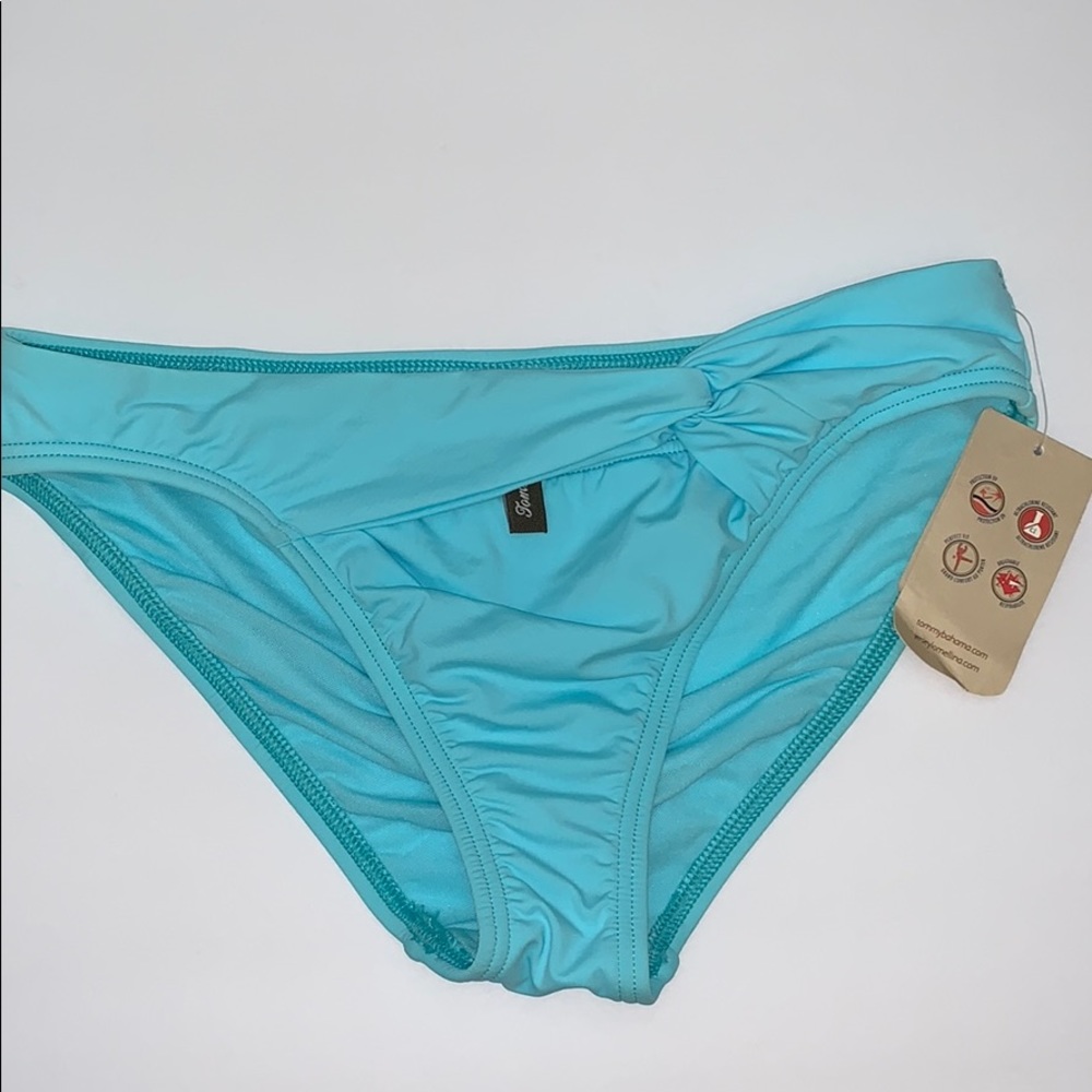 New Women's Tommy Bahama Bikini Bottom,Blue, S - Picture 6 of 8